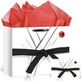 Bolsas de Regalo Neptniopllab para Karate, Papel de Regalo Blanco para Cumpleaños, Decoración de Fiesta de Taekwondo con Asas y Papel de Seda para - imagen 1