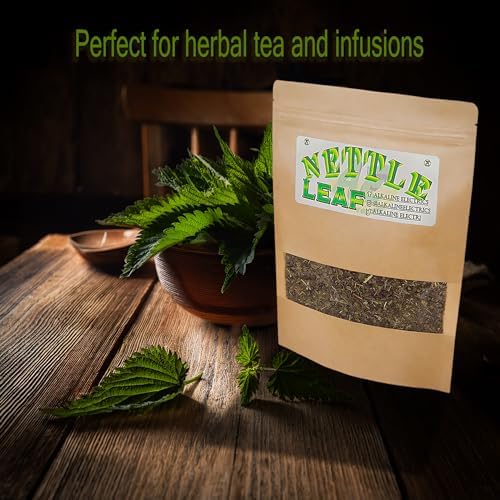 Té de Hoja de Ortiga Orgánica (Urtica Dioica) – Hojas Secas Cortadas y Tamizadas – Té Herbal Premium – Bolsa Re sellable - imagen 2