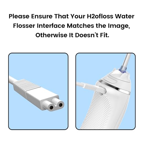 Cable de Carga USB H2ofloss para Irrigador Dental, Compatible con Irrigadores Portátiles que Usan Conector de 2 Pines - imagen 4