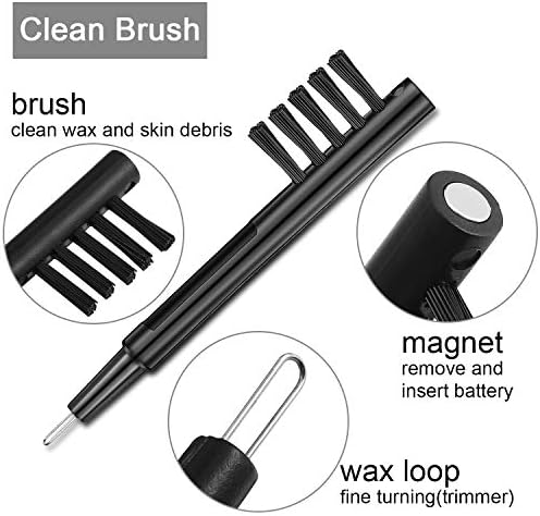 Kit de Limpieza de Audífonos Mudder - 12 Piezas con Cepillos, Bucle de Cera y Imán, Regalos para Familia y Amigos - imagen 3