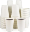 Paquete de 100 Vasos de Papel de 12 Oz, Vasos Desechables para Café Blancos de 12 Oz, Vasos de Papel para Bebidas 12 Oz - imagen 1