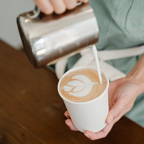 Paquete de 100 Vasos de Papel de 12 Oz, Vasos Desechables para Café Blancos de 12 Oz, Vasos de Papel para Bebidas 12 Oz - imagen 6