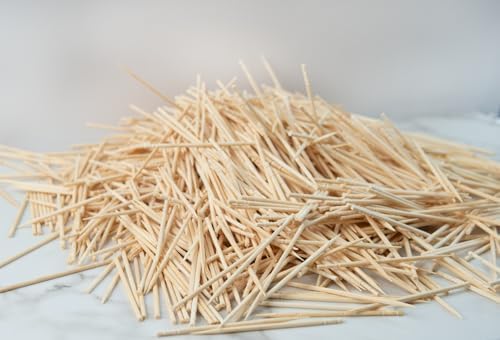 Palillos de Madera Desechables Tradicionales de Un Solo Punto para Alimentos, Hechos de Bambú, a Granel (2,000), 500 por Contenedor, 4 Contenedores - imagen 7