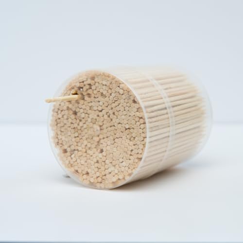 Palillos de Madera Desechables Tradicionales de Un Solo Punto para Alimentos, Hechos de Bambú, a Granel (2,000), 500 por Contenedor, 4 Contenedores - imagen 8