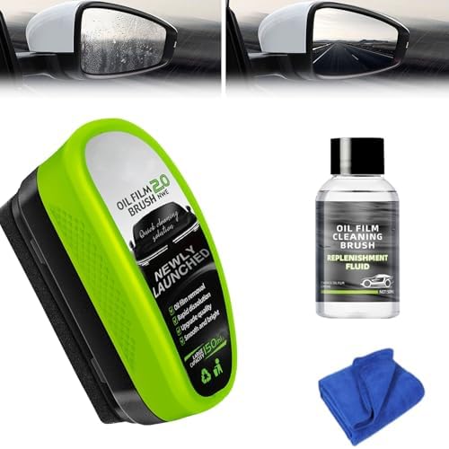 Cepillos para Cristales de Auto Yee hfafa Sin Aceite, Limpiador de Vidrio Clear Vision 2.0, Herramienta para Limpiar Parabrisas (1 set) (1, Verde) - imagen 1