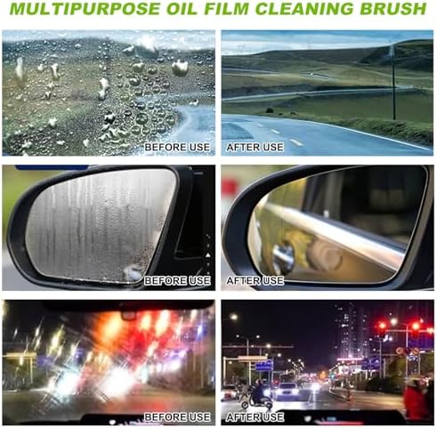 Cepillos para Cristales de Auto Yee hfafa Sin Aceite, Limpiador de Vidrio Clear Vision 2.0, Herramienta para Limpiar Parabrisas (1 set) (1, Verde) - imagen 3