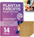 Alivio para Fascitis Plantar, Parche Natural para el Dolor en el Talón, Máxima Potencia por 12 Horas, 14 Parches para Sore de Articulaciones - imagen 1