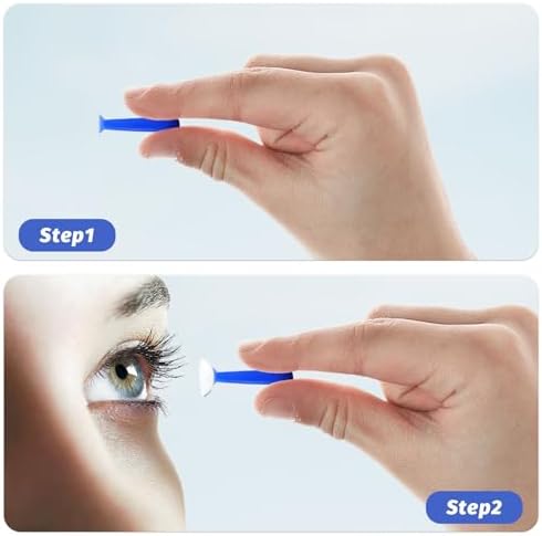 Removedor de Lentes de Contacto Duro Aoutrow para Lentes RGP, Aplicador de Succión para Ojos Prostéticos, 10 Piezas - imagen 5