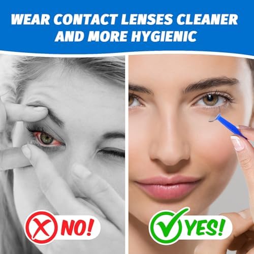 Removedor de Lentes de Contacto Duro Aoutrow para Lentes RGP, Aplicador de Succión para Ojos Prostéticos, 10 Piezas - imagen 6
