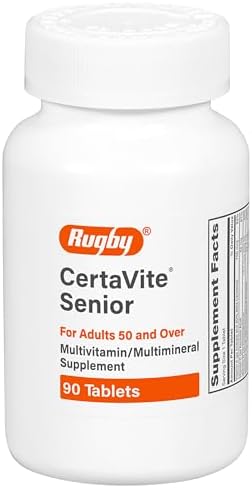Suplemento Multivitamínico/Mineral CertaVite Senior para Adultos Mayores de 50 Años - 90 Tabletas (1 Paquete) - imagen 1