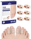 Separadores de Dedos para Juanetes para Mujer, Correctores de Gel con 2 Asas para Dedos Superpuestos, Protector Transpirable, Alivio del Dolor, Uso - imagen 1