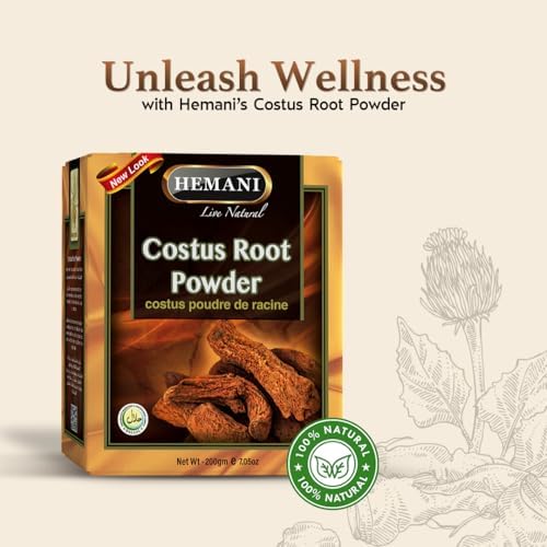 Polvo de Raíz de Costus Hemani 200g - Qust Al-Hindi (Saussurea Costus) | Hierba de Medicina Profética | Fórmula Unani y Ayurvédica Tradicional | - imagen 3