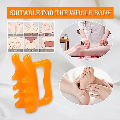 KOOBOOK Masajeador de Fascia para Celulitis 1 Pz - Masajeador de Resina para Cuello, Hombros y Espalda - imagen 3