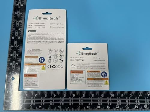 Batería de botón de litio Enegitech CR2477 3V para relojes de pared, higrómetros, balanzas electrónicas y medidores inteligentes (Paquete de 15) - imagen 4