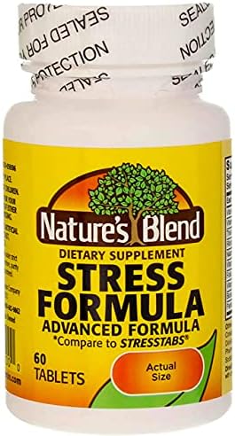 Vitaminas Nature's Blend Fórmula para el Estrés 60 Tabletas, 079854201000 - imagen 1