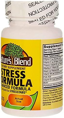 Vitaminas Nature's Blend Fórmula para el Estrés 60 Tabletas, 079854201000 - imagen 6