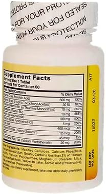 Vitaminas Nature's Blend Fórmula para el Estrés 60 Tabletas, 079854201000 - imagen 7