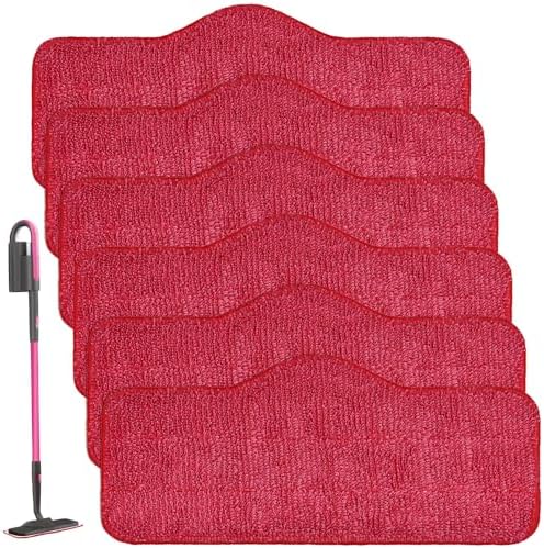 Paños de Microfibra Yuunaie para Mopas de Vapor Schenley, Paquete de 6, Reemplazo Lavable y Reutilizable Compatible con Limpiador de Vapor Schenley 7 - imagen 8