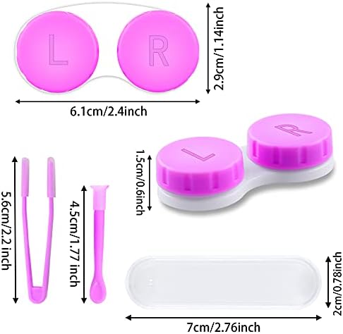 Set de 16 Piezas de Herramientas Portátiles para Lentes de Contacto VOCOOL, Inserter/Removedor y Pinzas con Estuche Mini Suave para Viajes - imagen 2