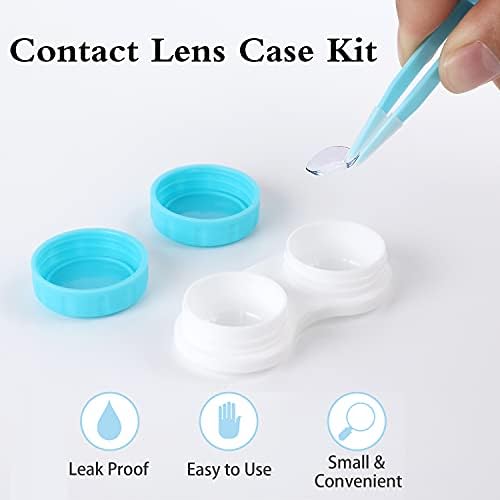 Set de 16 Piezas de Herramientas Portátiles para Lentes de Contacto VOCOOL, Inserter/Removedor y Pinzas con Estuche Mini Suave para Viajes - imagen 4