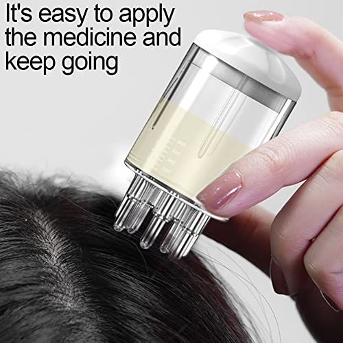 Peine Aplicador para Cuero Cabelludo, Botella para Aceite, Aplicadores de Aceite para el Cabello, Masajeador Mini para Crecimiento Capilar - imagen 7