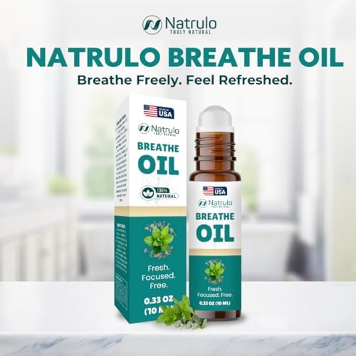 Roll-On de Aceite Esencial Breathe – Aceite Natural de Menta y Eucalipto para la Piel – Aromaterapia Refrescante para Respiración Clara, Enfoque y - imagen 2