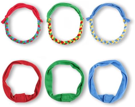 Collares de Tela Masticables en Paquete de 6, Collares de Toalla para Niños y Niñas con Autismo, ADHD, Adolescentes y Adultos - imagen 1
