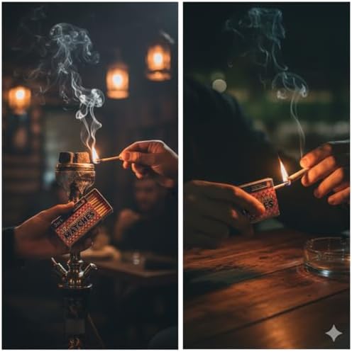 Paquete de 10 Fósforos de Madera de Seguridad – 32 Cuentan por Caja – Encendido en la Caja – Ideales para Cocina, Camping, Chimeneas, Velas - imagen 3