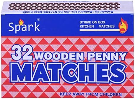Paquete de 10 Fósforos de Madera de Seguridad – 32 Cuentan por Caja – Encendido en la Caja – Ideales para Cocina, Camping, Chimeneas, Velas - imagen 6