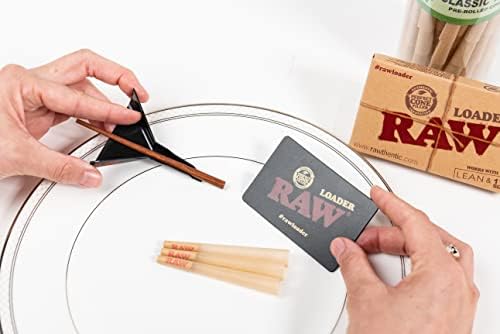 Cargador de Conos Pre Enrollados RAW: Kit de 5 Piezas 1-1/4, King y 98 Special – Tarjeta Antiestática, Embudo y Herramienta de Empaque en Lata - imagen 4