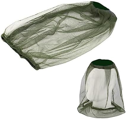 Red de Cabeza para Mosquitos con Malla de Agujeros Finos, Cubierta Protectora para Insectos, Ideal para Camping, Senderismo y Pesca, Compatible con - imagen 1