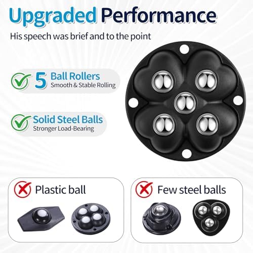 Ruedas Giratorias 360° para Cubeta Ocedar - 4 Piezas, Rodillos Autoadhesivos para Cubetas de Trapeador, Electrodomésticos y Botes de Basura, Color - imagen 5