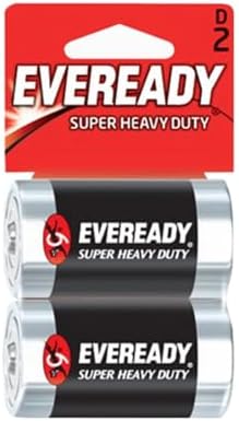 Baterías Eveready Super Pesadas D 1.5V - Paquete de 2 - imagen 1
