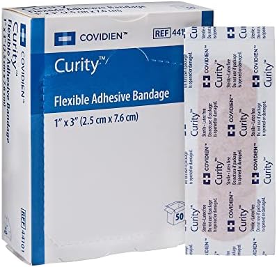 Curity Band-Aid Flexible de Tela - Vendaje Tipo - 1 x 3 - Caja - imagen 1