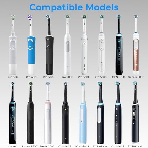 Cargador de Repuesto Meliya para Cepillo de Dientes Eléctrico Oral B, Compatible con Pro 1000/3000/5000, Series IO 3/4/5/6, Base de Carga Inductiva - imagen 2