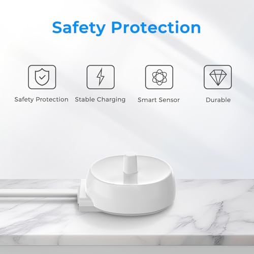Cargador de Repuesto Meliya para Cepillo de Dientes Eléctrico Oral B, Compatible con Pro 1000/3000/5000, Series IO 3/4/5/6, Base de Carga Inductiva - imagen 4