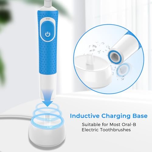 Cargador de Repuesto Meliya para Cepillo de Dientes Eléctrico Oral B, Compatible con Pro 1000/3000/5000, Series IO 3/4/5/6, Base de Carga Inductiva - imagen 5