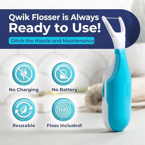 Paquete de Recargas QWIK Flosser, Compatible con QWIK Flosser, Recargas Fáciles y Reutilizables para un Uso Sin Esfuerzo (15m) - imagen 2