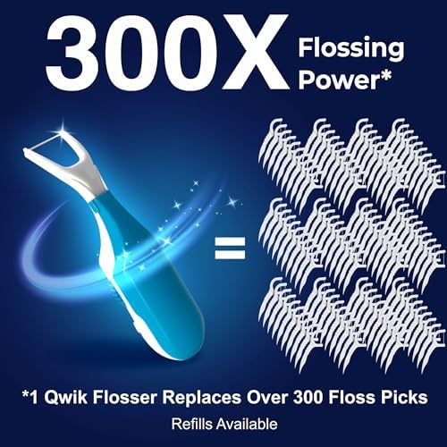 Paquete de Recargas QWIK Flosser, Compatible con QWIK Flosser, Recargas Fáciles y Reutilizables para un Uso Sin Esfuerzo (15m) - imagen 4