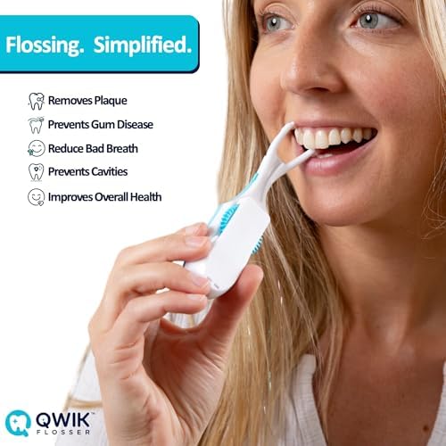 Paquete de Recargas QWIK Flosser, Compatible con QWIK Flosser, Recargas Fáciles y Reutilizables para un Uso Sin Esfuerzo (15m) - imagen 6