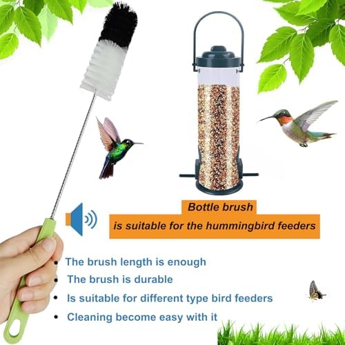 Cepillo de Limpieza de Mango Largo Dokpod - 16 para Botellas, Alimentadores de Colibrí y Picadoras de Carne, Cepillo para Tubos - imagen 4