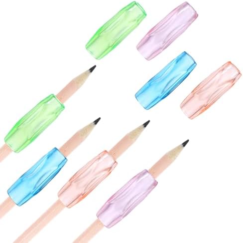 Agarraderas de Lápiz de Silicón, 8 Piezas, Ayuda para Escritura, Alivio de Fatiga en los Dedos, Suave y Flexible, Herramienta Correctiva para Adultos - imagen 8