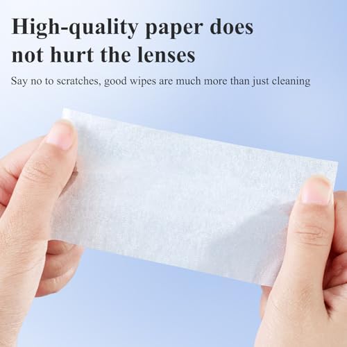 Toallitas para limpiar lentes - 320 toallitas individuales prehumedecidas para gafas | Limpiador seguro para gafas, lentes de sol, pantallas y cámaras - imagen 7