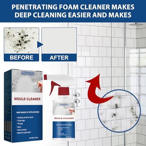 Aerosol Limpiador de Moho AUJ 2PCS, Espuma Limpiadora Multiusos para Cocina, Baño, Paredes y Techos - imagen 2