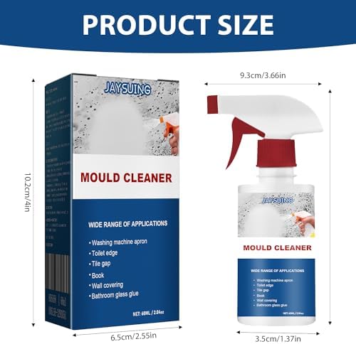 Aerosol Limpiador de Moho AUJ 2PCS, Espuma Limpiadora Multiusos para Cocina, Baño, Paredes y Techos - imagen 7