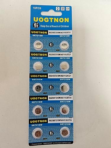 Batería de Reloj UOGTNON 362 SR721SW 1.5V Celda de Botón (Paquete de 10) - imagen 1