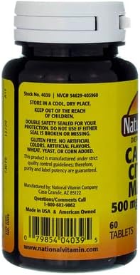 Calcio Citrato Malato 500 mg Nature's Blend, Sin Sabor, 60 Tabletas - imagen 7