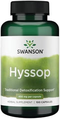 Swanson Hyssop 450 Miligramos 100 Cápsulas - imagen 1
