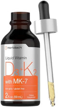 Gotas Líquidas de Vitamina D3 K2 Horbäach | con MK7 | 2 Fl Oz | Suplemento Vegetariano, Sin OGM, Libre de Gluten - imagen 1