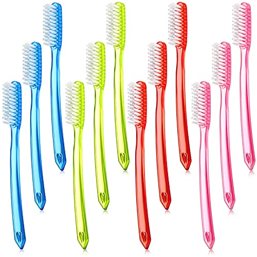 Cepillos de Dientes Zopeal 12 Piezas Extra Duros y Firmes para Adultos, Cabeza Larga, Manual, Ideal para Blanqueo y Limpieza - imagen 1
